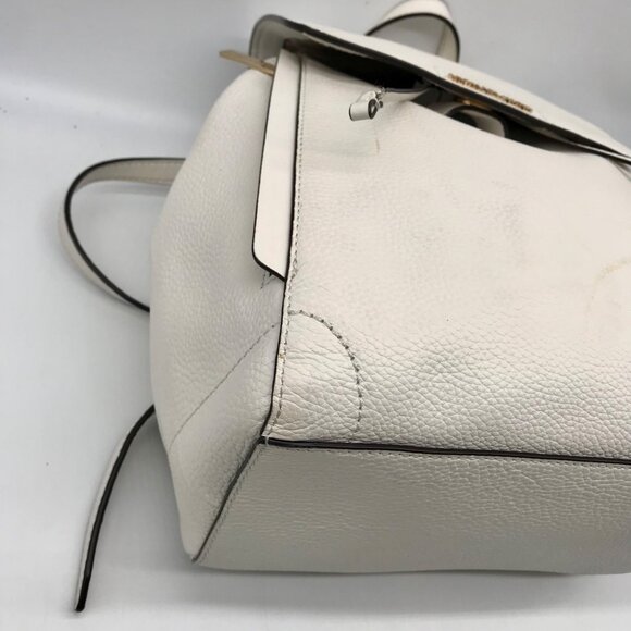 Michael Kors Optic White Pebbled Leather Ginger Backpack main image 7